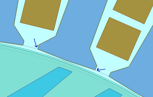 شکل 8) دندانه های استاتور تغییر یافته در مدل بهینه